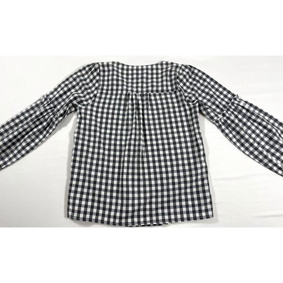 Savanna Jane Embroidered Gingham Blouse S NWT Boho Western Aztec Soft Geometric - Picture 2 of 14